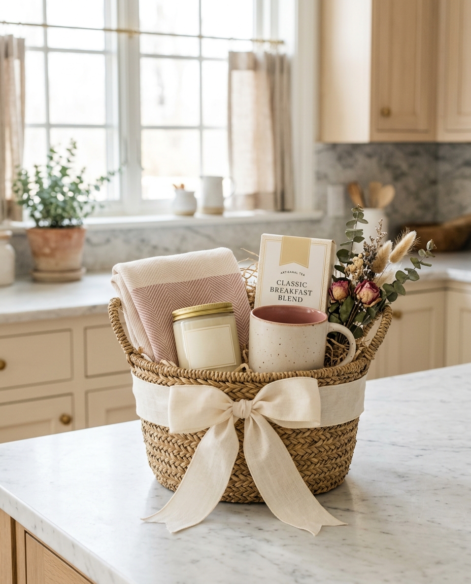 Cosy at Home — gift basket by Wende's Gift Baskets